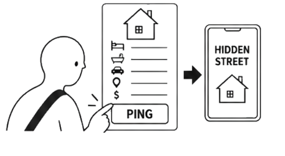 A buyer sends a ping to request more information